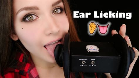 asmr ear licking|EarLickingAsmr .